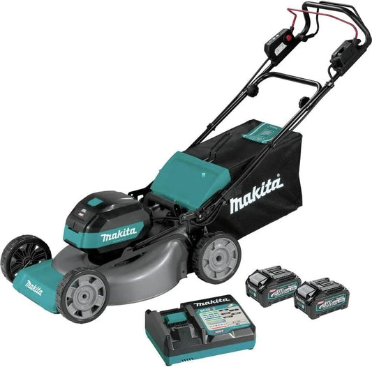 Makita 40V max XGT Brushless 21″ Self‐Propelled Commercials Lawn Mowers Kit GML01PL