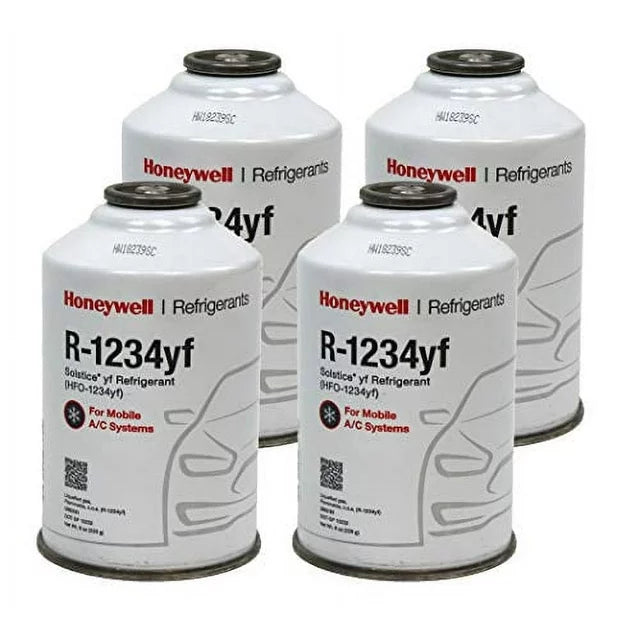 Honeywell R-1234yf Refrigerant – 8 Cans (8oz Each), Genuine