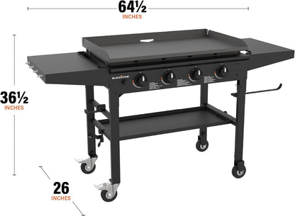 Blackstone 4 Burner Liquid Propane Outdoor Griddle Black