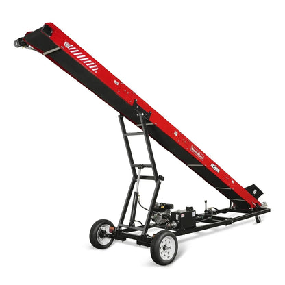 Firewood Conveyor, 7HP 212cc Gasoline Powered Max. 124″ Lift Height, 236” Length, 16″ Width, HC2016