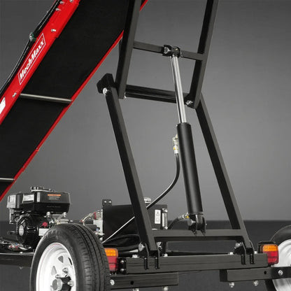 Firewood Conveyor, 7HP 212cc Gasoline Powered Max. 124″ Lift Height, 236” Length, 16″ Width, HC2016