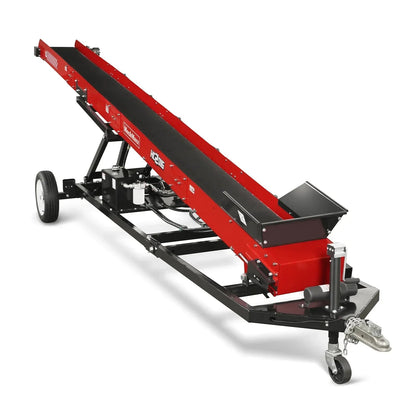 Firewood Conveyor, 7HP 212cc Gasoline Powered Max. 124″ Lift Height, 236” Length, 16″ Width, HC2016