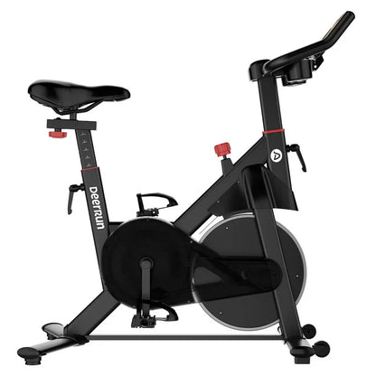 DeerRun S500 Pro King Size Indoor Exercise Bike for Tall Riders 32 Magnetic Adjustable Resistance, LED Screen
