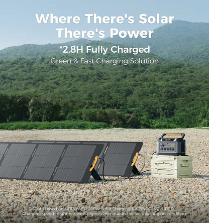 UDPOWER S1200 Portable Power Station 1200W (Surge 1800W), Max 400W Solar Input, UPS, UL2743, for Home RV Emergency, Pure Sine Wave Visit the UDPOWER Store