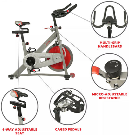 Sunny Health & Fitness Pro II Indoor Stationary Cycle Bike