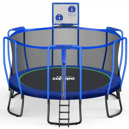 Zupapa 1500LBS Upgraded Trampoline 10-16FT