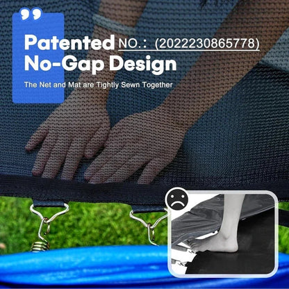 Zupapa 1800LBS/2500LBS Rectangular Trampoline